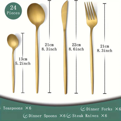 Gold – 24-delig Bestek