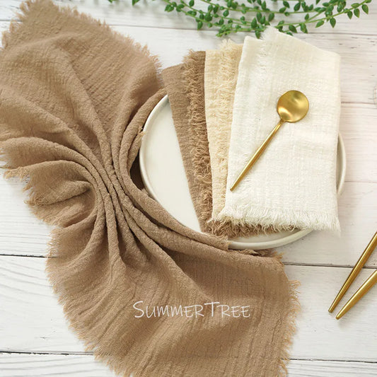 Lina Napkins – 12 mousseline servetten