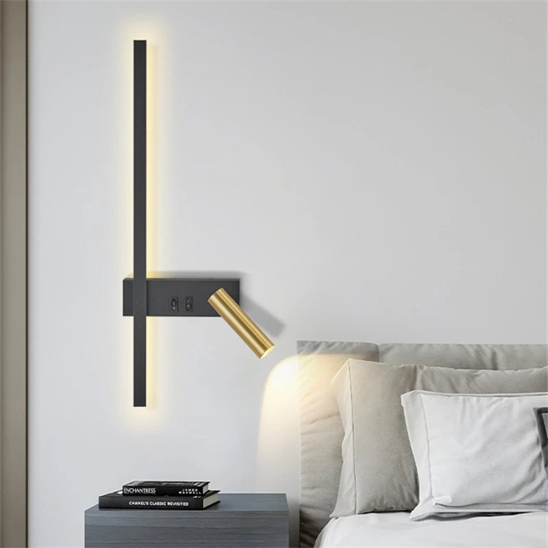 Linea Noir - Wandlamp