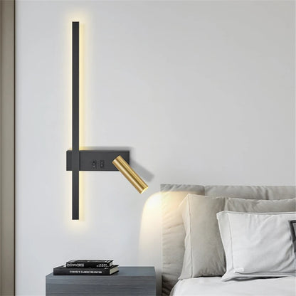 Linea Noir - Wandlamp
