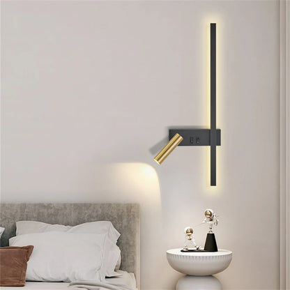 Linea Noir - Wandlamp