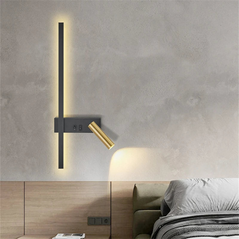 Linea Noir - Wandlamp