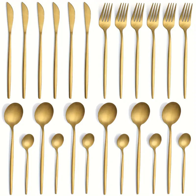 Gold – 24-delig Bestek