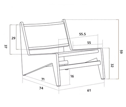 Lysvik - Lounge stoel